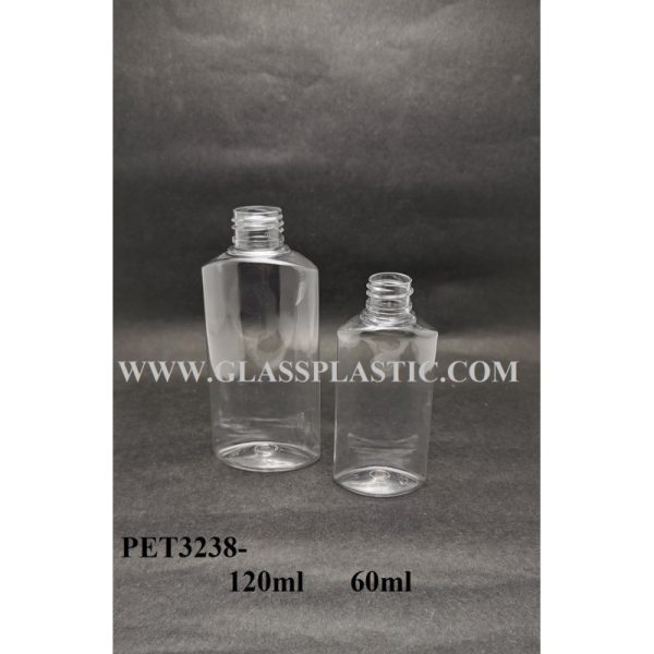 Cosmetic Oval PET Bottle - 60ml & 120ml - Image 2