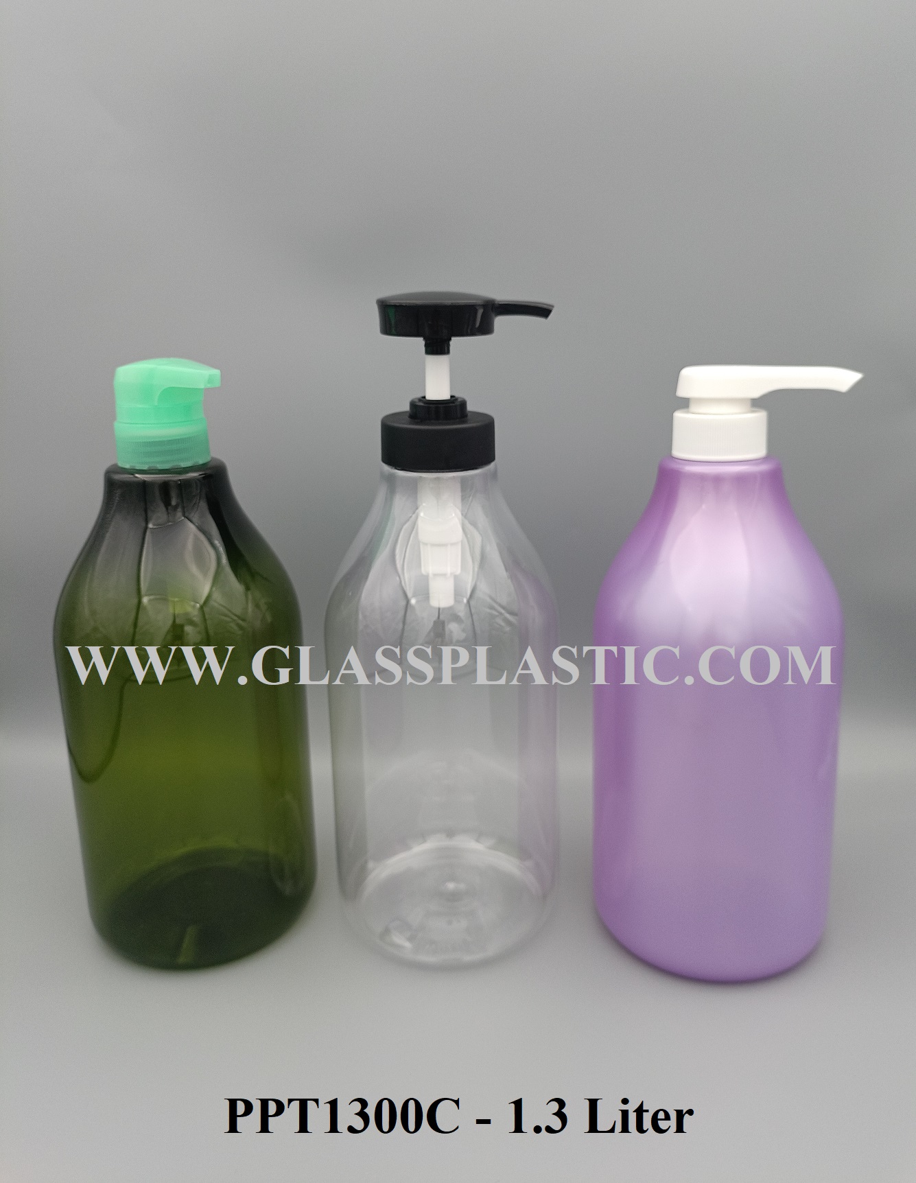Plastic PET Shampoo Bottle – 1.3 Liter