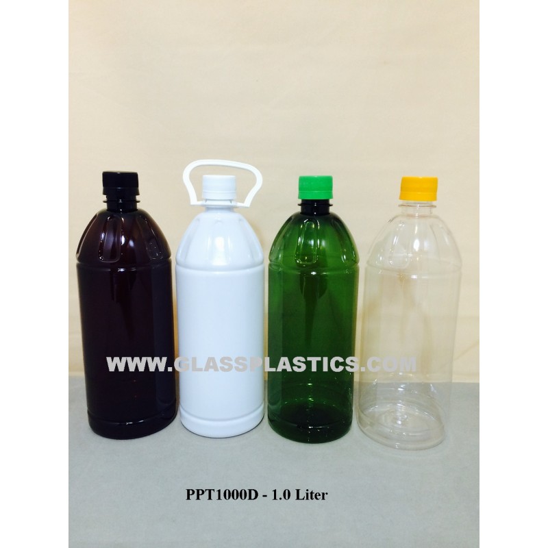 PET Plastic Bottle – 1.0 Liter