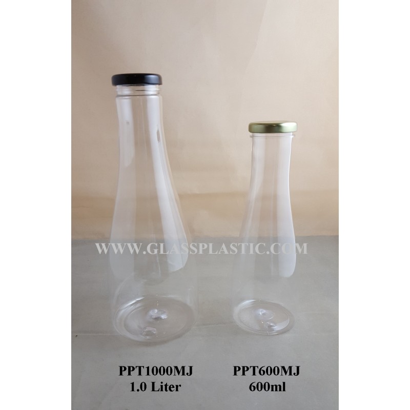 PET Flask Bottle: 600ml & 1.0 Liter