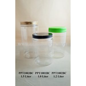 PPTXXXXBC PET Food Jar Series - 1.0 Liter, 1.2 Liter & 1.5 Liter