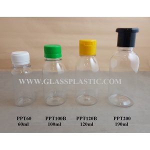 PET Plastic Bottle - 60ml ~ 190ml
