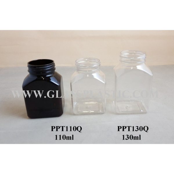 Square Tablet PET Bottle: 110ml, 130ml, 150ml - Image 4