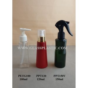 Cosmetic PET Bottle - 100ml to 150ml