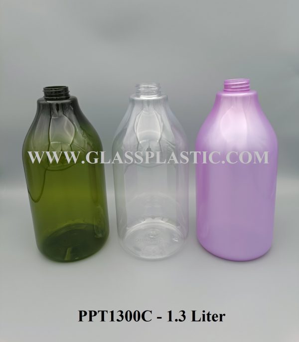Plastic PET Shampoo Bottle - 1.3 Liter - Image 2