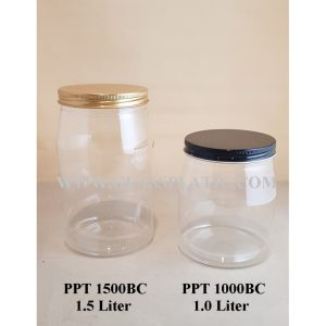 PPTXXXBC PET Food Jar Series - 1.0 Liter & 1.5 Liter
