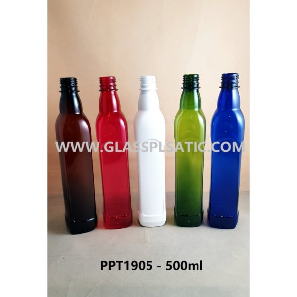 500ml PET Square Bottle - Image 2