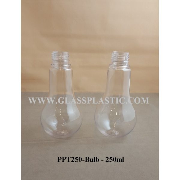 PET Light Bulb Bottle - 250ml - Image 3