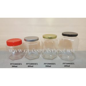 PPT-HEX PET Hexagon Food Jar Series
