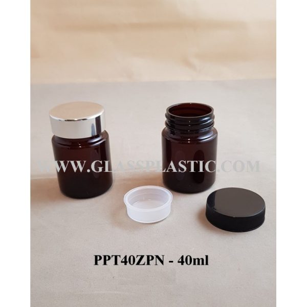 Tablet PET Bottle: 40ml (ZPN Series) - Image 2