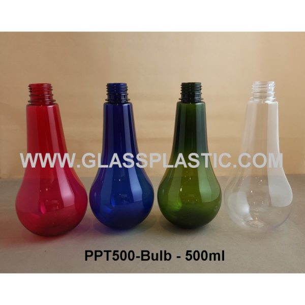 PET Light Bulb Bottle - 500ml - Image 2