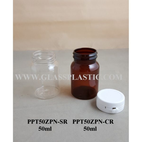 Tablet PET Bottle: 50ml (ZPN Series) - Image 2
