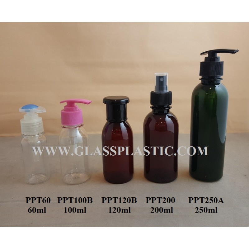 Cosmetic PET Bottle – 60ml to 250ml