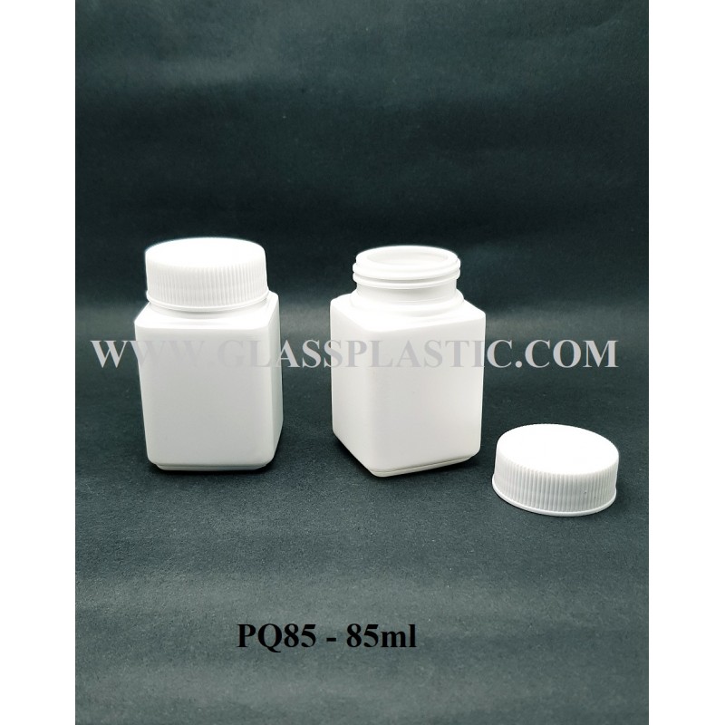 85ml Square Tablet Bottle