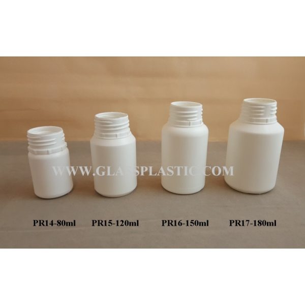 Plastic Tablet HDPE Bottle - 80ml to 180ml - Image 3