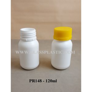 Plastic Tablet Bottle - 120ml