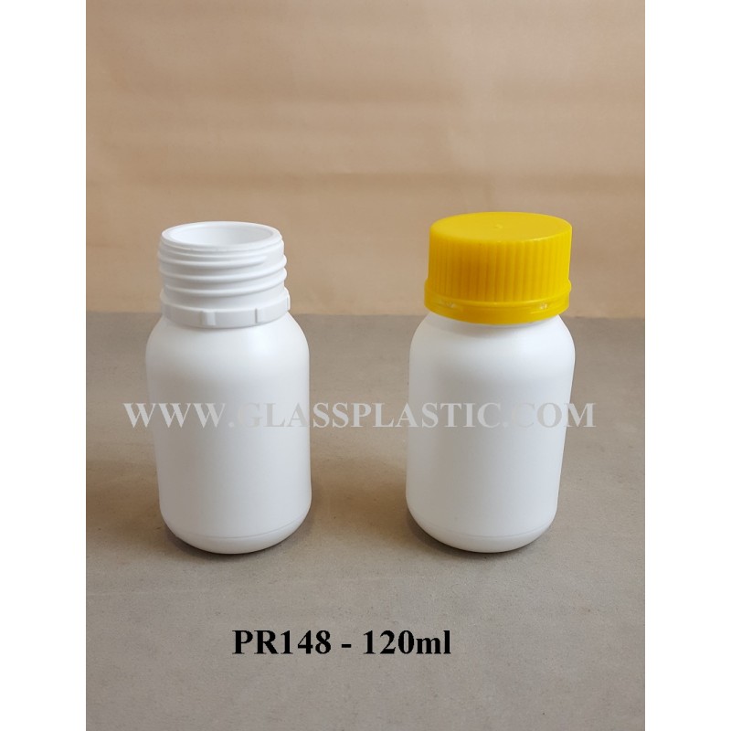 Plastic Tablet Bottle – 120ml