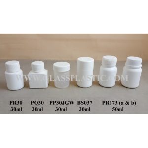 Plastic Tablet Bottle -30ml & 50ml