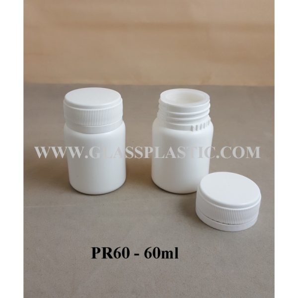 Plastic Tablet Bottle - 60ml