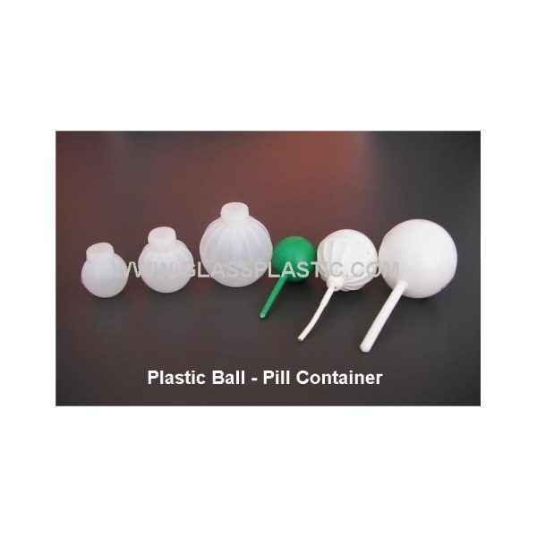 Plastic Ball Pill Container