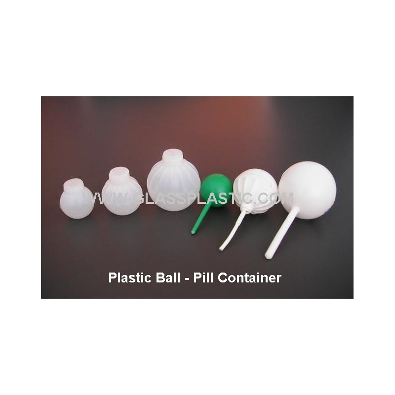 Plastic Ball Pill Container