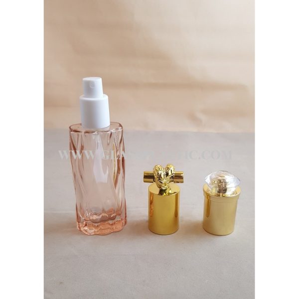 Diamond Shape Glass Spray Bottle - 50ml - Image 2