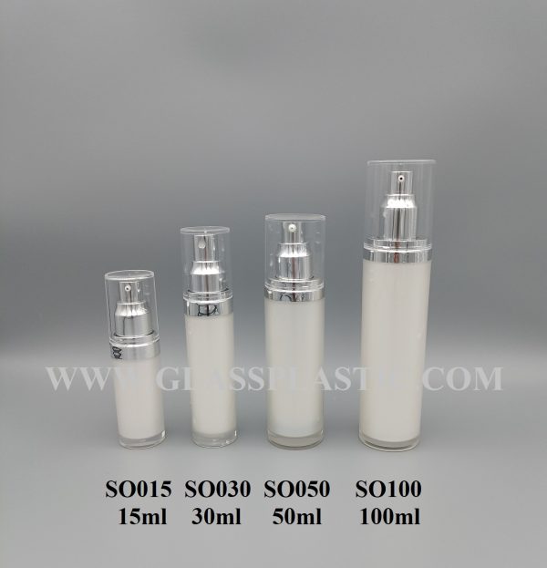 Acrylic Round Bottle - 15ml to 120ml (SO Series)