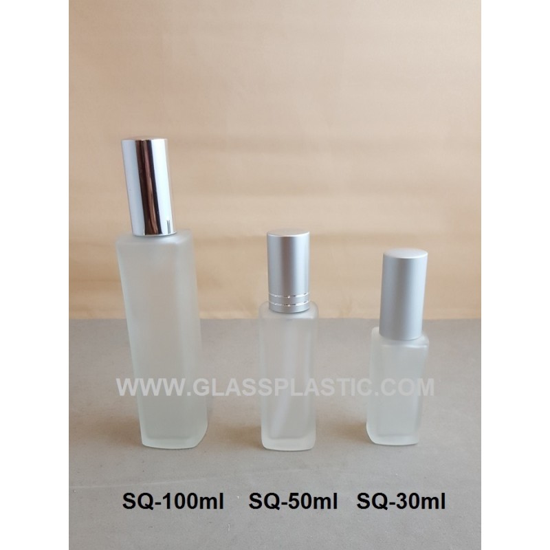 Cosmetic Glass Bottle – Square Shape