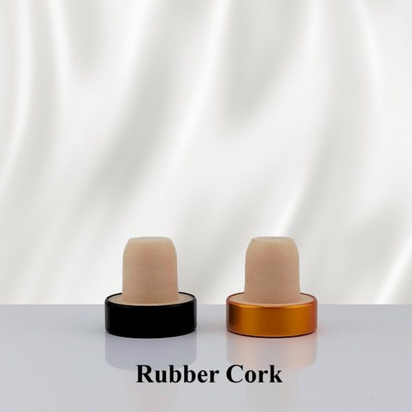 Frosted Square Bottle with Cork - Image 3