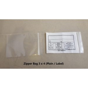 Zipper Bag 4" x 3"