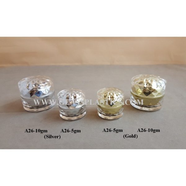 Acrylic Jar - 5gm & 10gm (A26 Series)