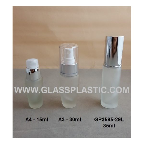 Cosmetic Glass Bottle - 15ml, 30ml & 35ml