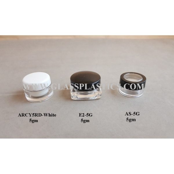 Clear Plastics Jar - 5gm