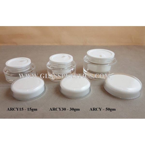 Acrylic Jar - 15gm, 30gm, 50gm - Image 2