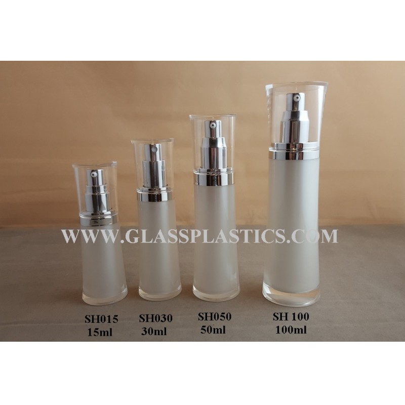 Acrylic Round Bottle – 15ml to 100ml (SH Series)