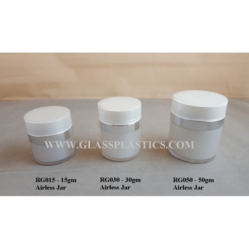 Acrylic Airless Jar – 15ml to 50ml (RG Series)