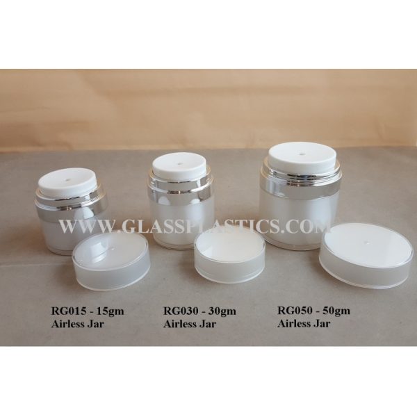 Acrylic Airless Jar - 15ml to 50ml (RG Series) - Image 2