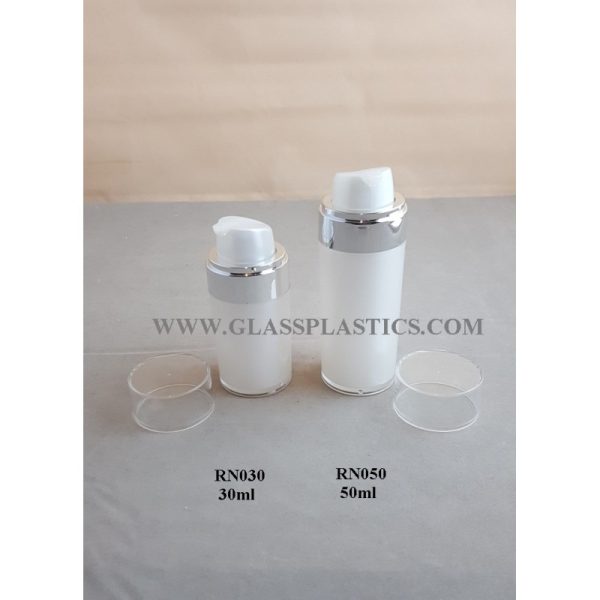 Acrylic Round Airless Bottle - 30ml & 50ml (RN Series) - Image 2