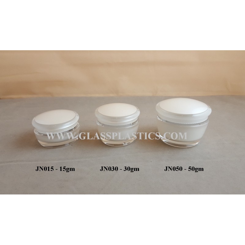 Acrylic Jar – 15gm, 30gm, 50gm (JN Series)