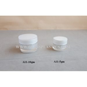 Acrylic Round Jar - 5gm & 10gm (A11 Series)