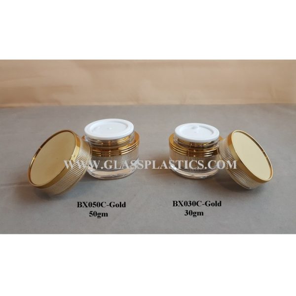 Acrylic Gold Jar - 30gm, 50gm (BX Series) - Image 2