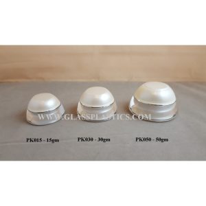 Acrylic Dome Jar - 15gm, 30gm, 50gm (PK Series)