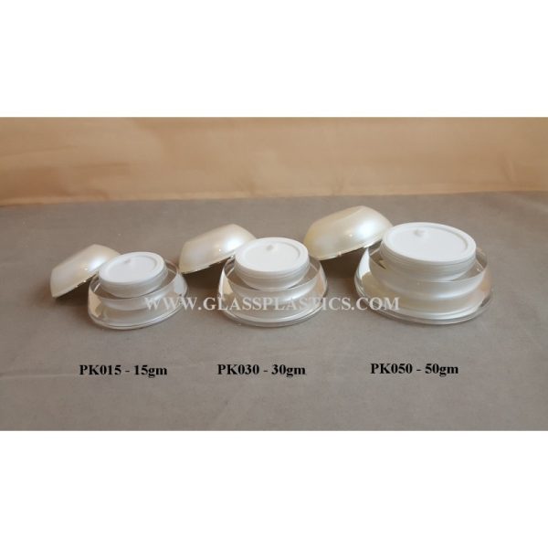 Acrylic Dome Jar - 15gm, 30gm, 50gm (PK Series) - Image 2