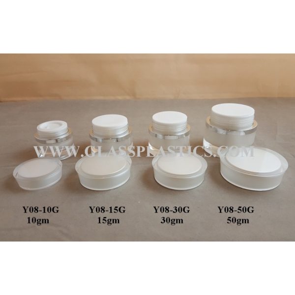 Acrylic Jar - 10gm to 50gm (Y08 Series) - Image 2