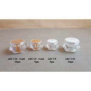 Diamond Shape Acrylic Jar - 5gm