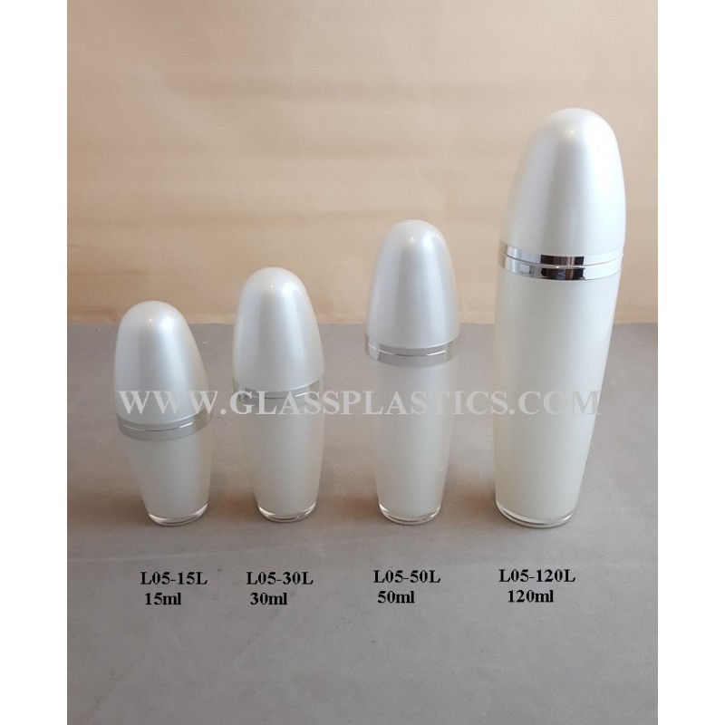 Acrylic Round Bottle – 15ml to 120ml (L05 Series)