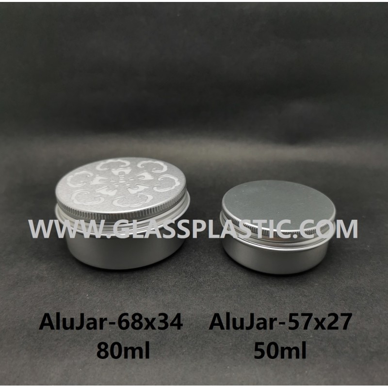 Aluminum Jar – 50ml & 80ml