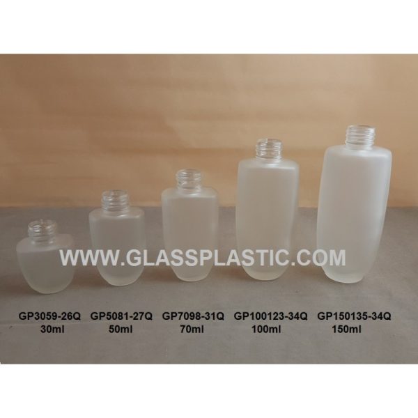 Cosmetic Glass Bottle - 30ml to 150ml (Arc Shape) - Image 2