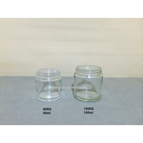 Cream Glass Jar - 60ml, 100ml & 270ml - Image 2