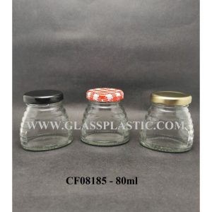 Oval Glass Jar - 80ml